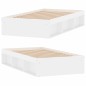 vidaXL Estructura de cama blanca 90x190 cm vidaXL Estructura de cama blanca 90x190 cm