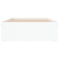 vidaXL Estructura de cama blanca 90x190 cm vidaXL Estructura de cama blanca 90x190 cm