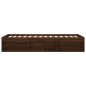 vidaXL Estructura de cama roble marrón 90x190 cm vidaXL Estructura de cama roble marrón 90x190 cm