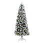 vidaXL Árbol de Navidad artificial con bisagras 300 LED y bolas 240 cm vidaXL Árbol de Navidad artificial con bisagras 300 LED y bolas 240 cm