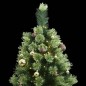 vidaXL Árbol de Navidad artificial con bisagras 300 LED y bolas 240 cm vidaXL Árbol de Navidad artificial con bisagras 300 LED y bolas 240 cm
