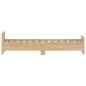 vidaXL Estructura de cama madera de ingeniería Sonoma roble 75x190 cm