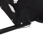 vidaXL Remolque para bicicleta hierro negro y verde 45 kg
