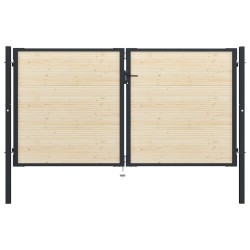 vidaXL Listones para vallas 40 unidades madera maciza de abeto 134 cm 