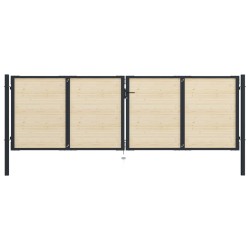 vidaXL Listones para vallas 64 unidades madera maciza de abeto 89 cm 