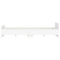 vidaXL Estructura de cama con cabecero piecero blanco 150x200 cm vidaXL Estructura de cama con cabecero piecero blanco 150x200 cm