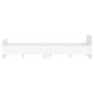 vidaXL Estructura de cama con cabecero piecero blanco 135x190 cm vidaXL Estructura de cama con cabecero piecero blanco 135x190 cm