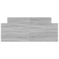 vidaXL Estructura de cama con cabecero piecero gris Sonoma 120x190 cm vidaXL Estructura de cama con cabecero piecero gris Sonoma 120x190 cm
