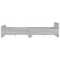 vidaXL Estructura de cama con cabecero piecero gris Sonoma 120x190 cm vidaXL Estructura de cama con cabecero piecero gris Sonoma 120x190 cm