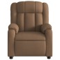 vidaXL Sillón reclinable de tela marrón vidaXL Sillón reclinable de tela marrón