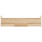 vidaXL Estructura de cama con cabecero piecero roble Sonoma 75x190 cm vidaXL Estructura de cama con cabecero piecero roble Sonoma 75x190 cm