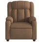 vidaXL Sillón reclinable con masaje de tela marrón vidaXL Sillón reclinable con masaje de tela marrón