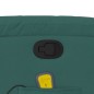 vidaXL Sillón de masaje reclinable de tela verde oscuro vidaXL Sillón de masaje reclinable de tela verde oscuro