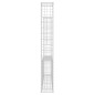 vidaXL Cesta de gaviones forma de U 2 postes de hierro 140x20x150 cm vidaXL Cesta de gaviones forma de U 2 postes de hierro 140x20x150 cm