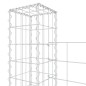 vidaXL Cesta de gaviones forma de U 2 postes de hierro 140x20x150 cm vidaXL Cesta de gaviones forma de U 2 postes de hierro 140x20x150 cm