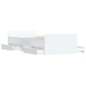 vidaXL Estructura de cama con cabecero piecero blanca 100x200 cm vidaXL Estructura de cama con cabecero piecero blanca 100x200 cm