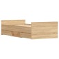 vidaXL Estructura de cama con cabecero piecero roble Sonoma 90x190 cm vidaXL Estructura de cama con cabecero piecero roble Sonoma 90x190 cm