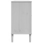 vidaXL Aparador SENJA aspecto de ratán madera pino blanco 112x40x80 cm vidaXL Aparador SENJA aspecto de ratán madera pino blanco 112x40x80 cm
