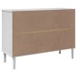 vidaXL Aparador SENJA aspecto de ratán madera pino blanco 112x40x80 cm vidaXL Aparador SENJA aspecto de ratán madera pino blanco 112x40x80 cm