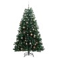 vidaXL Árbol de Navidad artificial con bisagras 300 LED y bolas 180 cm vidaXL Árbol de Navidad artificial con bisagras 300 LED y bolas 180 cm