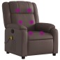 vidaXL Sillón de masaje reclinable cuero sintético marrón vidaXL Sillón de masaje reclinable cuero sintético marrón