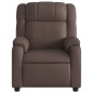 vidaXL Sillón de masaje reclinable cuero sintético marrón vidaXL Sillón de masaje reclinable cuero sintético marrón
