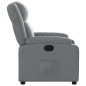 vidaXL Sillón reclinable de cuero sintético gris vidaXL Sillón reclinable de cuero sintético gris