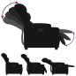 vidaXL Sillón reclinable de tela negro