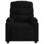 vidaXL Sillón reclinable de tela negro