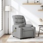 vidaXL Sillón reclinable de masaje de tela gris claro vidaXL Sillón reclinable de masaje de tela gris claro