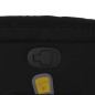 vidaXL Sillón de masaje reclinable cuero sintético negro