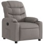 vidaXL Sillón reclinable de tela gris taupe vidaXL Sillón reclinable de tela gris taupe