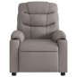 vidaXL Sillón reclinable de tela gris taupe vidaXL Sillón reclinable de tela gris taupe