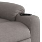vidaXL Sillón reclinable de tela gris taupe vidaXL Sillón reclinable de tela gris taupe