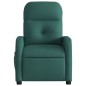 vidaXL Sillón de masaje reclinable de tela verde oscuro vidaXL Sillón de masaje reclinable de tela verde oscuro