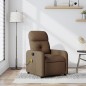 vidaXL Sillón reclinable con masaje de tela marrón vidaXL Sillón reclinable con masaje de tela marrón
