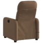 vidaXL Sillón reclinable con masaje de tela marrón vidaXL Sillón reclinable con masaje de tela marrón
