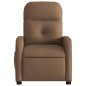 vidaXL Sillón reclinable con masaje de tela marrón vidaXL Sillón reclinable con masaje de tela marrón