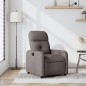 vidaXL Sillón reclinable de tela gris taupe