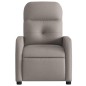 vidaXL Sillón reclinable de tela gris taupe