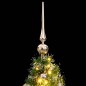 vidaXL Árbol de Navidad artificial con 150 LEDs bolas y nieve 120 cm vidaXL Árbol de Navidad artificial con 150 LEDs bolas y nieve 120 cm
