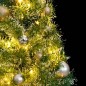 vidaXL Árbol de Navidad artificial con 150 LEDs bolas y nieve 120 cm vidaXL Árbol de Navidad artificial con 150 LEDs bolas y nieve 120 cm