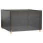 vidaXL Funda para muebles de jardín 8 ojales cuadrada 132x132x80 cm vidaXL Funda para muebles de jardín 8 ojales cuadrada 132x132x80 cm