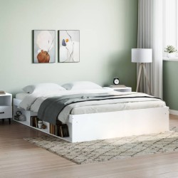 vidaXL Estructura de cama blanca 160x200 cm
