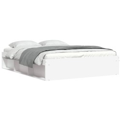 vidaXL Estructura de cama blanca 160x200 cm