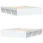 vidaXL Estructura de cama blanca 140x190 cm vidaXL Estructura de cama blanca 140x190 cm