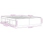 vidaXL Estructura de cama blanca 140x190 cm vidaXL Estructura de cama blanca 140x190 cm