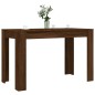 vidaXL Mesa de comedor madera de ingeniería marrón roble 120x60x76 cm vidaXL Mesa de comedor madera de ingeniería marrón roble 120x60x76 cm