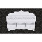 Estante de pared con 3 cajones 2 ganchos Estante de pared con 3 cajones 2 ganchos