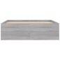 vidaXL Estructura de cama gris Sonoma 120x190 cm